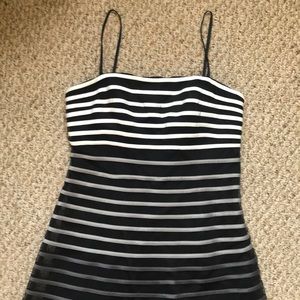 WHBM flattering striped dress